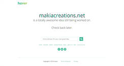 Desktop Screenshot of makiacreations.net